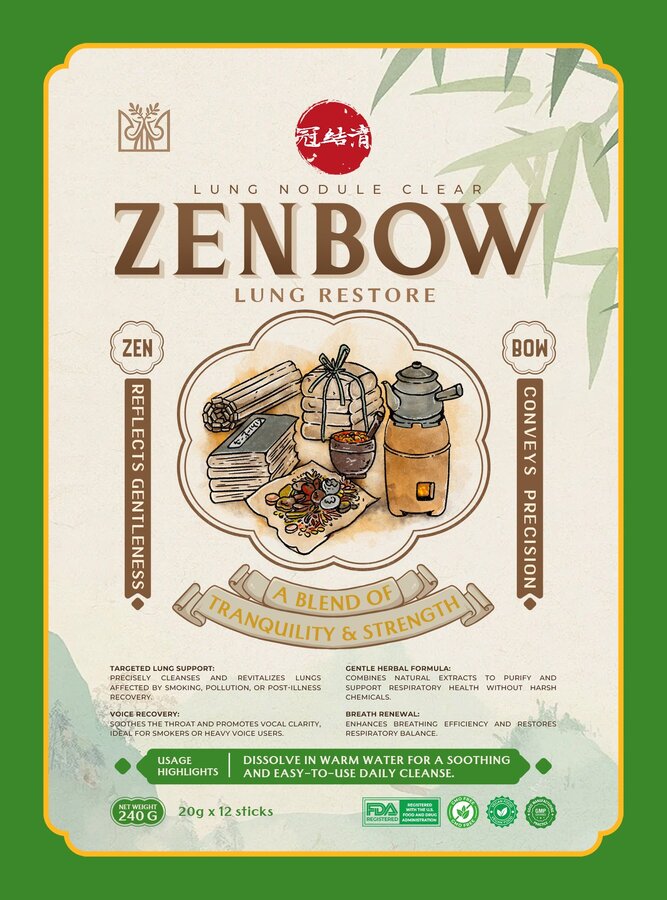 ZENBOW Lung Restore — packaging front